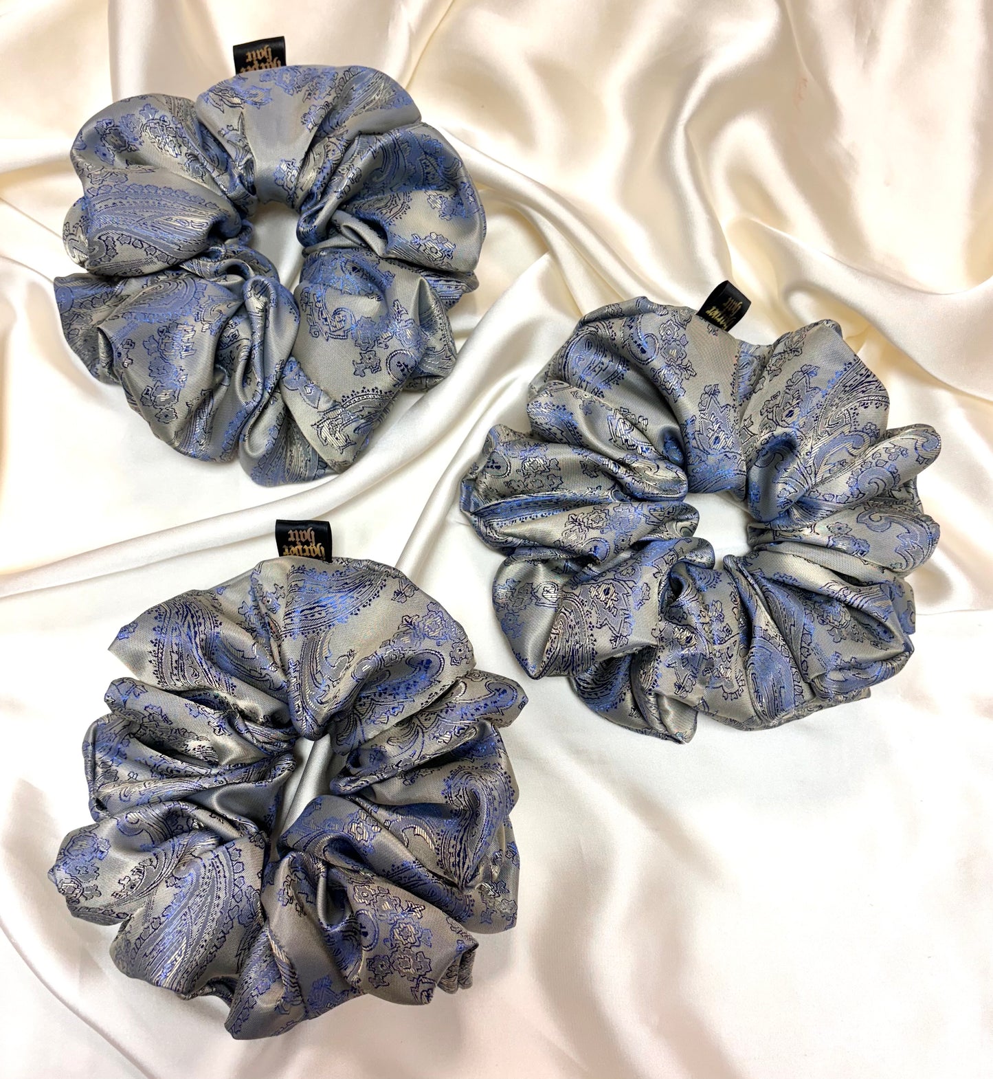 Stone Azure Scrunchie