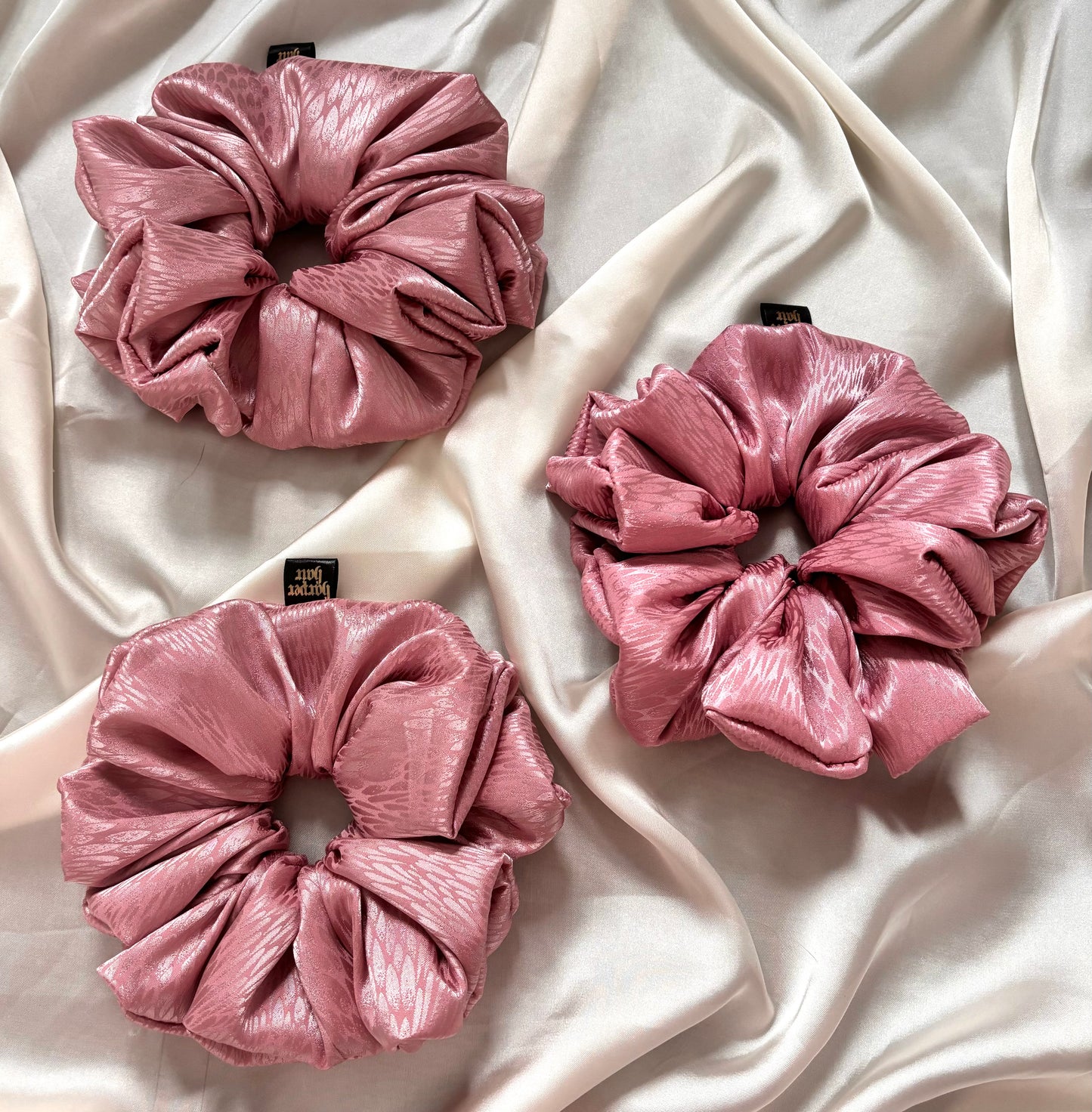 Blush Flutter Scrunchie