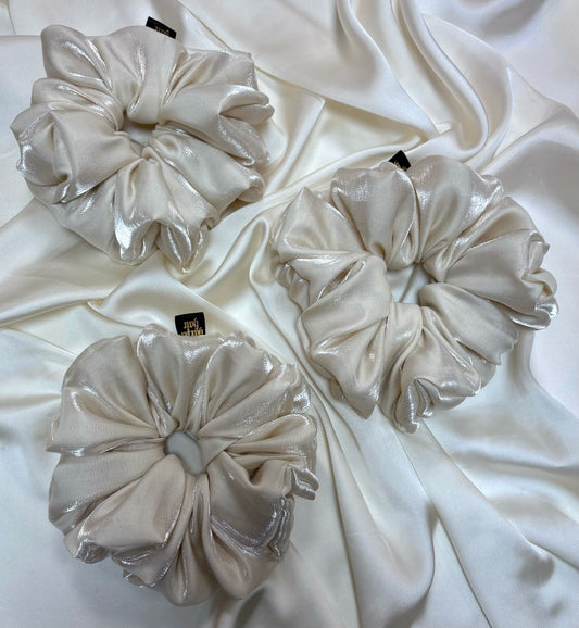 Ivory Glaze Scrunchie