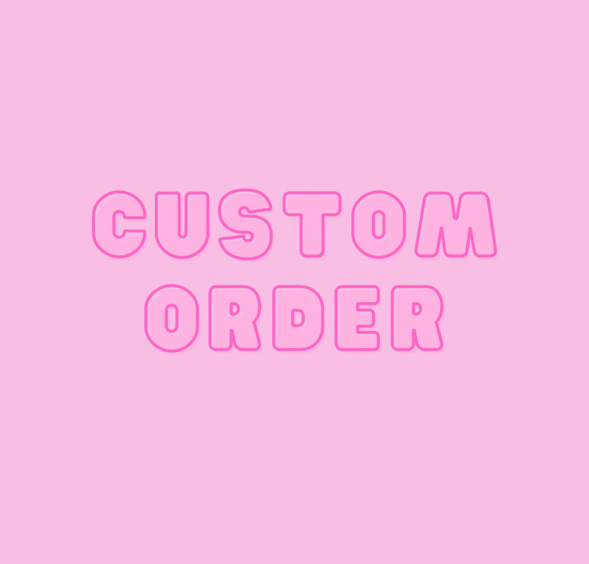 Custom Order - Rube